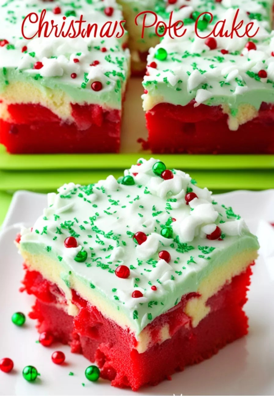 CHRISTMAS POKE CAKE