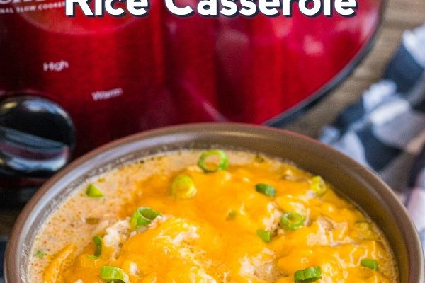 Slow Cooker Green Chile Chicken And Rice Casserole