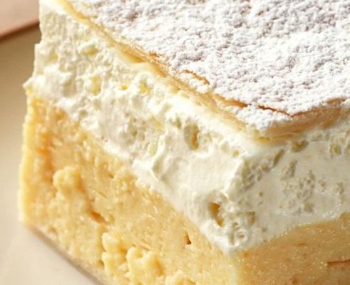 Vanilla Custard Cream Squares