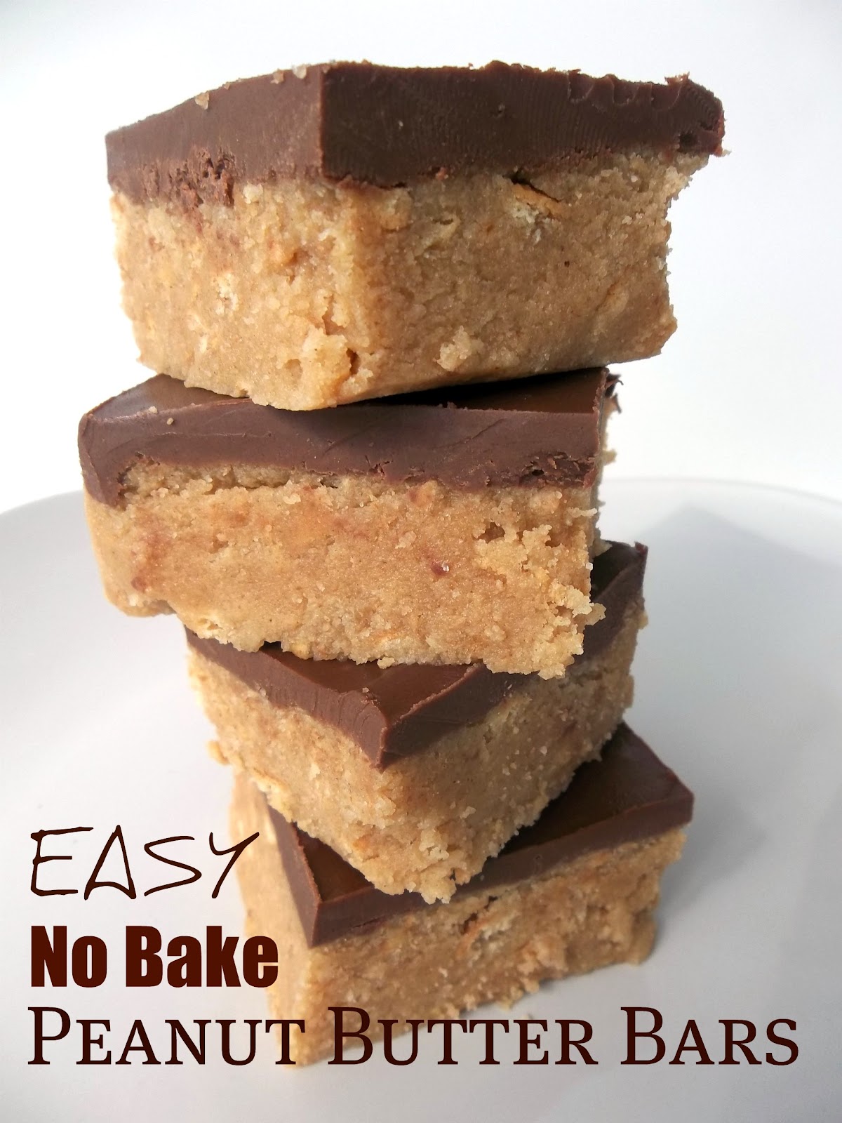Easy No Bake Peanut Butter Bars