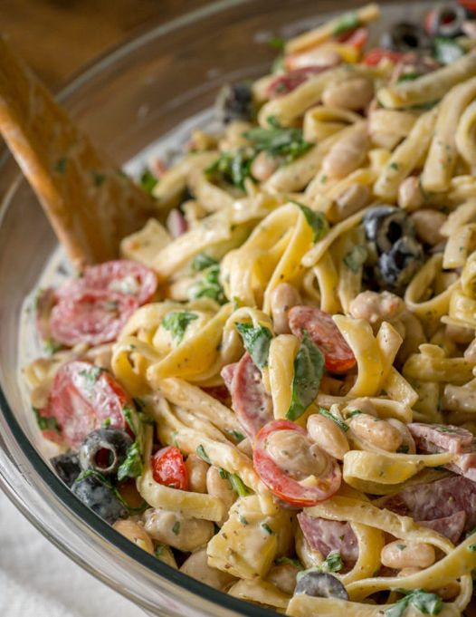 Creamy Tuscan Pasta Salad