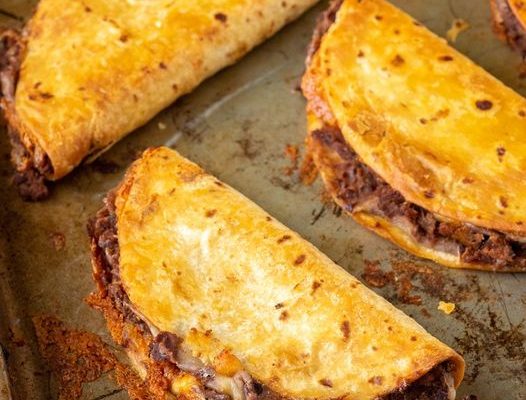 Crispy Black Bean Tacos
