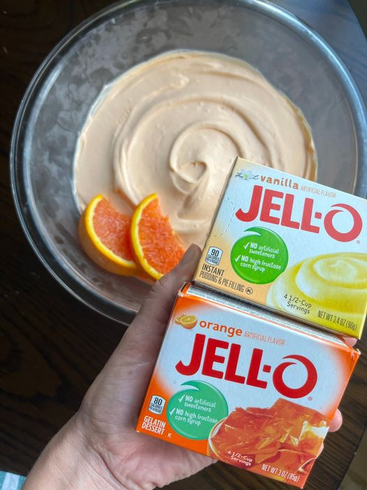 Orange Push Pop Pudding