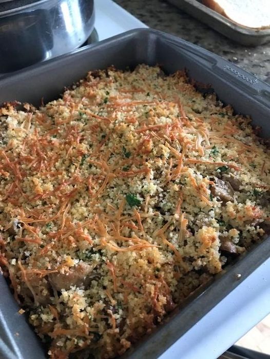 Stuffed Mushroom Casserole