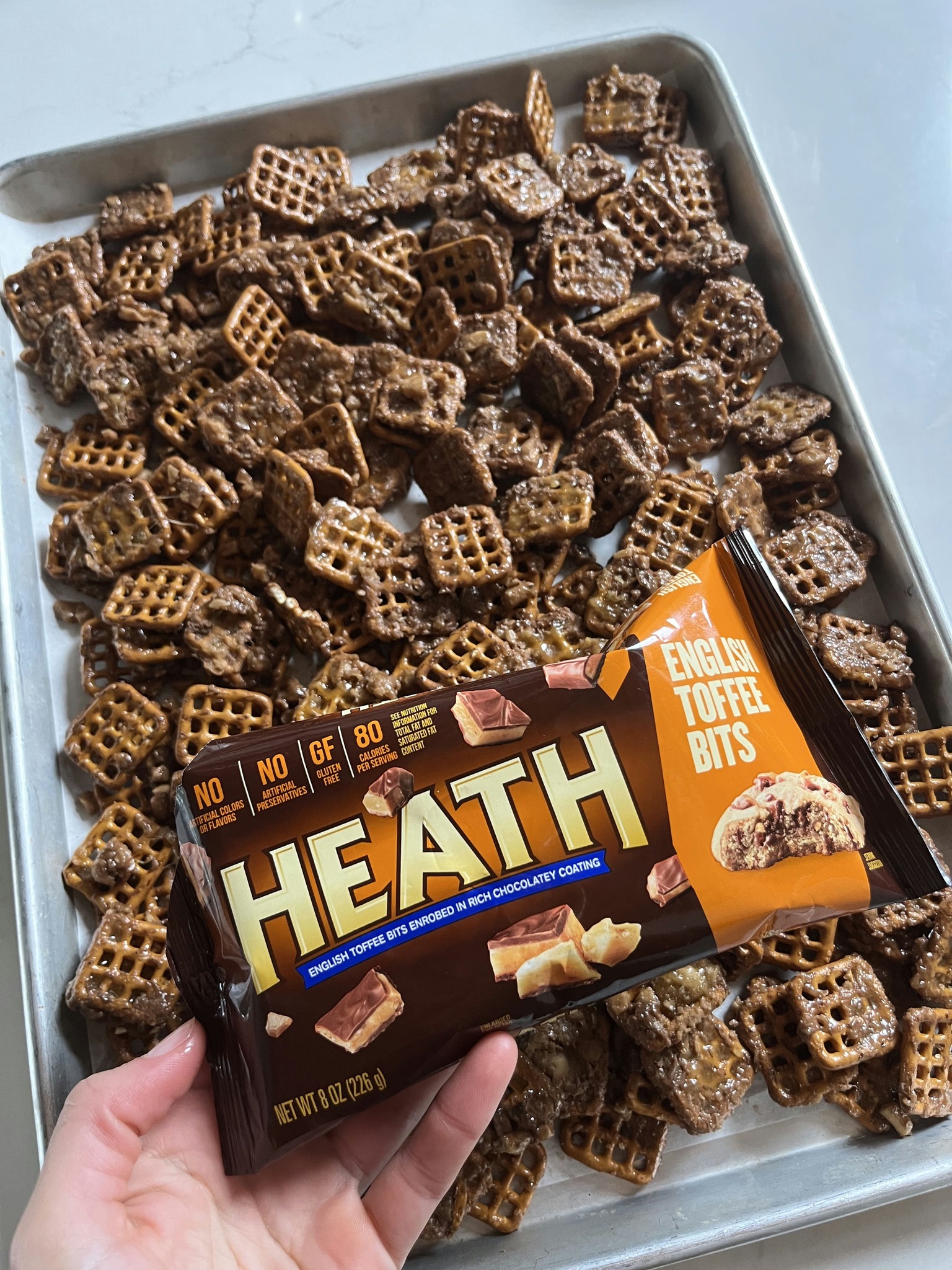 Butter Toffee Pretzels