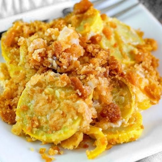 Homemade Southern Squash Casserole