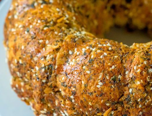 Everything Bagel Monkey Bread