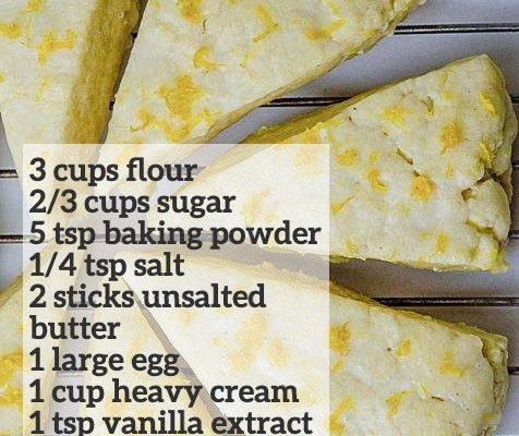 The Pioneer Woman’s Lemon Cream Scones