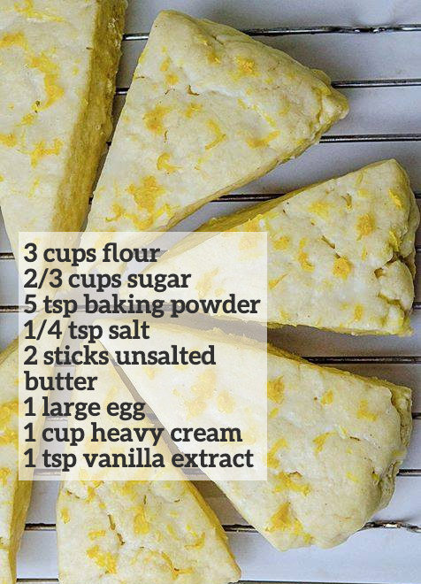 The Pioneer Woman’s Lemon Cream Scones