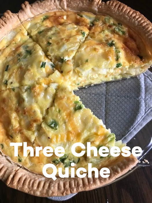 Three Cheese Quiche