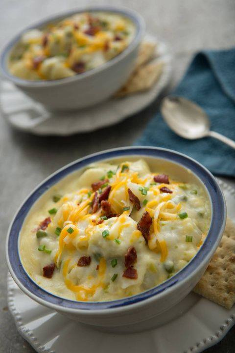 Super Cheesy (and Chunky) Potato Soup