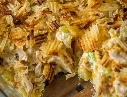 Crispy Chicken Salad Casserole