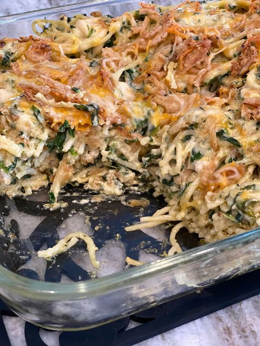 Monterey Chicken Spaghetti Bake