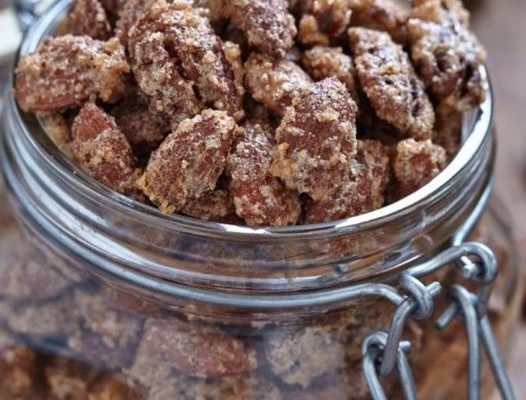 Cinnamon Sugar Glazed Nuts