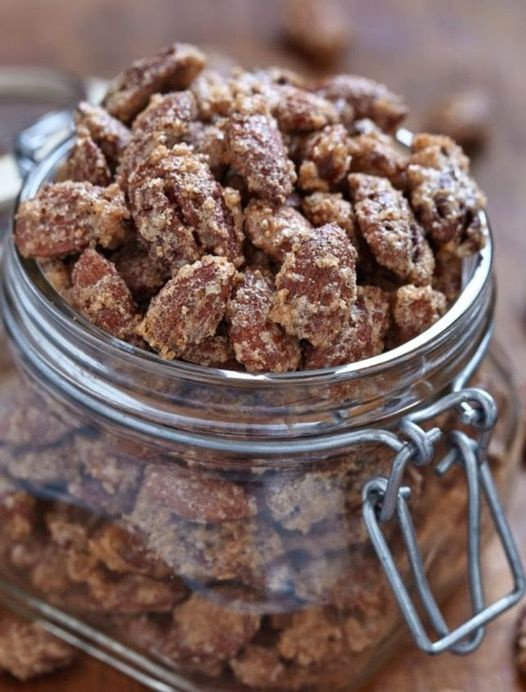 Cinnamon Sugar Glazed Nuts