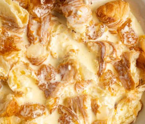 Orange Croissant Breakfast Bake