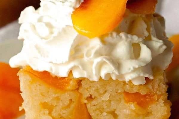 Peach Cobbler Snack Cake