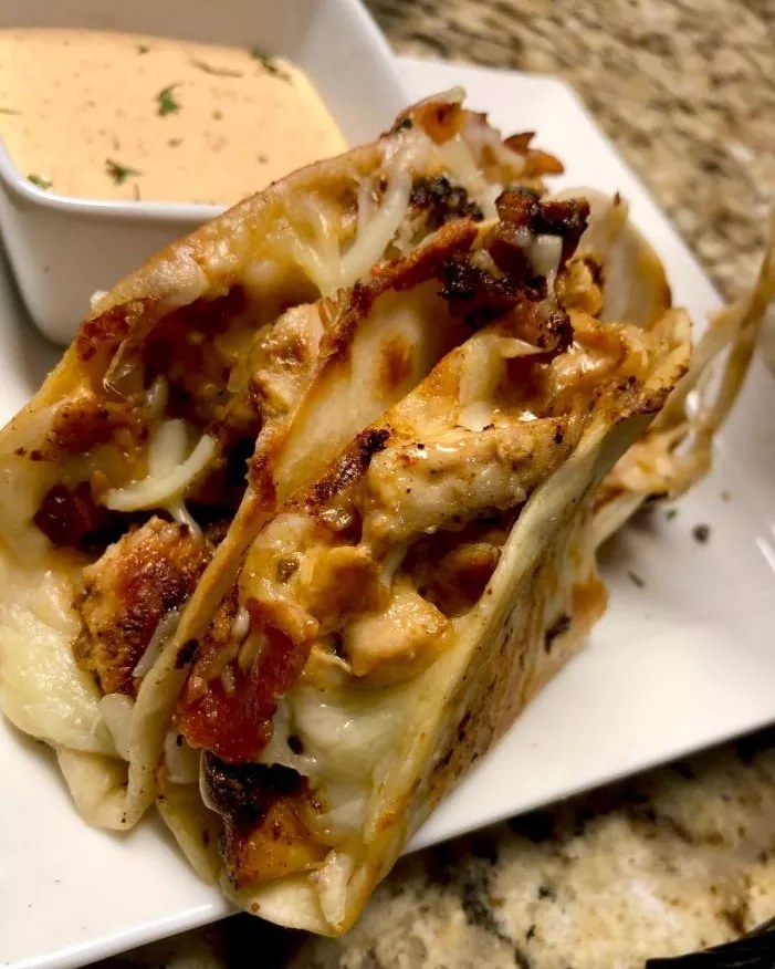 Chicken Bacon Ranch Tacos