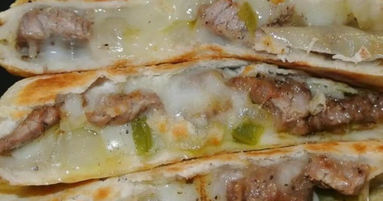Steak Cheese Steak Quesadillas