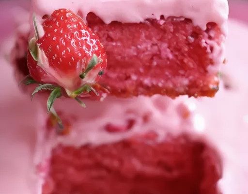 Double Strawberry Cake