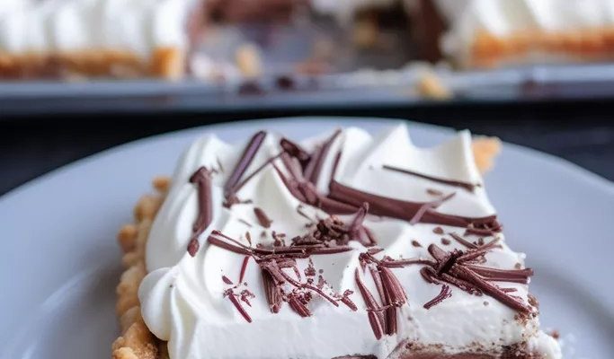 French Silk Slab Pie