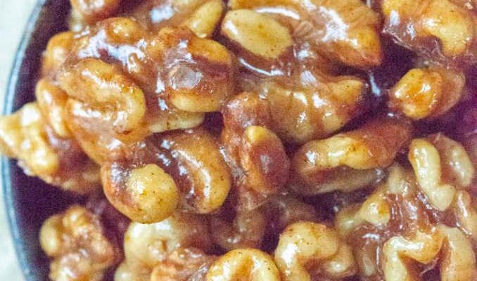 5-Minute Candied Walnuts
