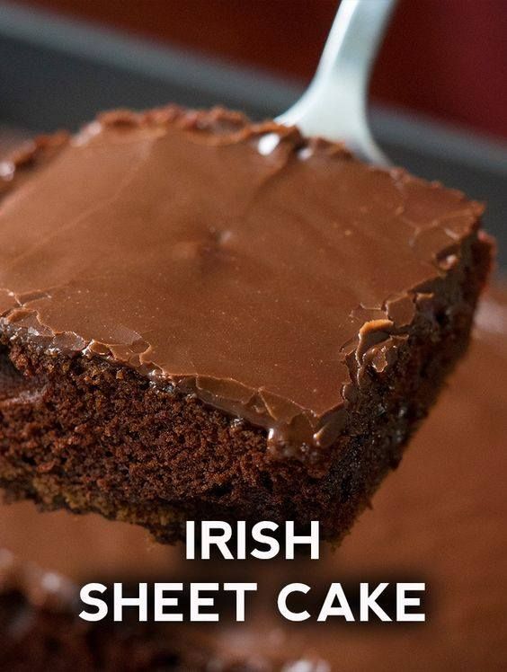 Baileys Chocolate Sheet Cake