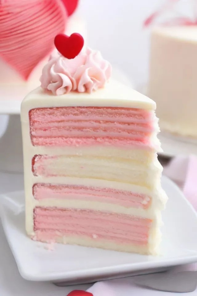 Valentine’s Day Love Cake with Vanilla Buttercream Frosting
