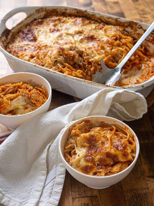 Dump and Bake Chicken Parmesan