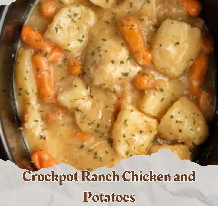 Crockpot Ranch Chicken and Potatoes