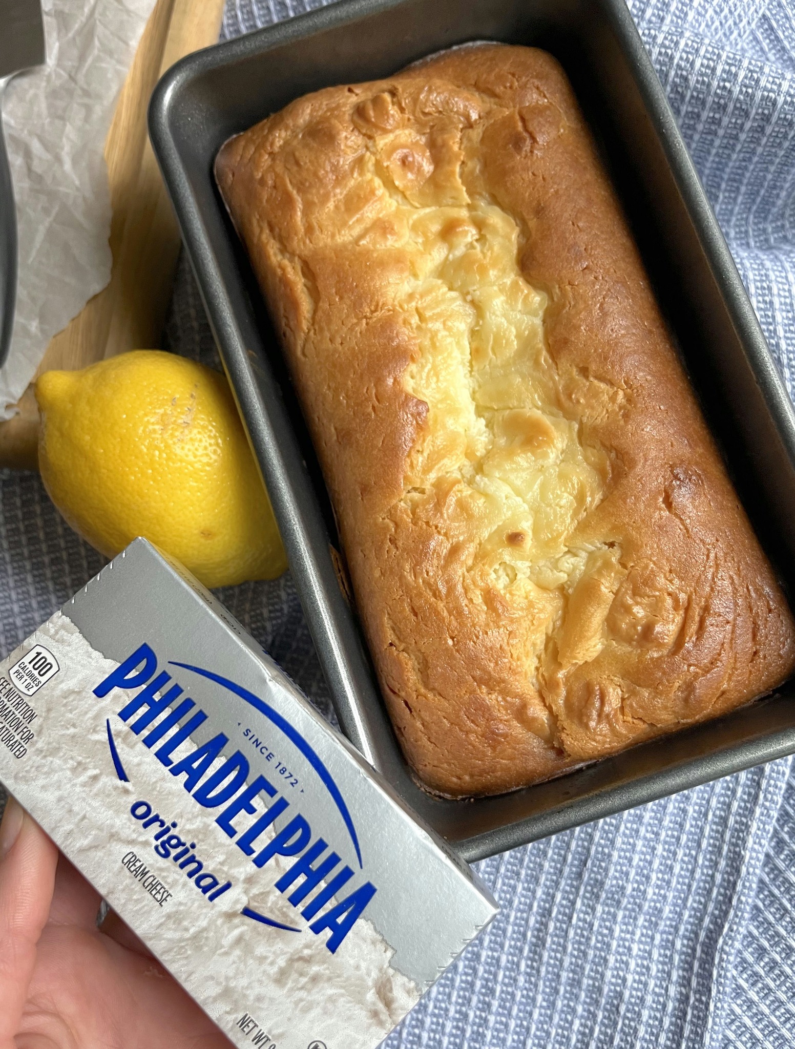 Lemon Cream Cheese Bread