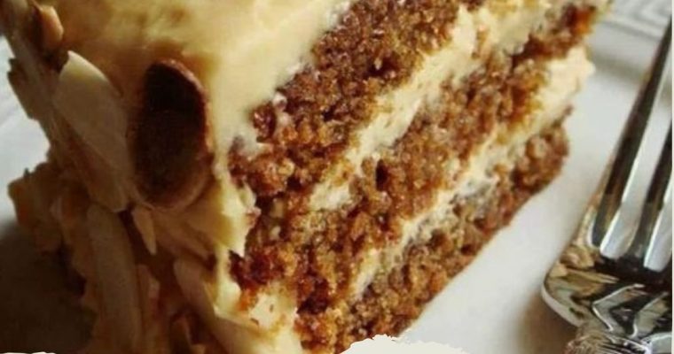 Butterscotch Cake with Caramel Icing