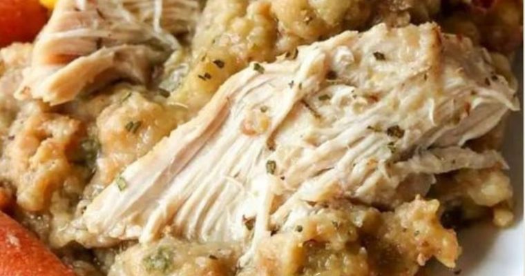 Crockpot Chicken & Stuffing