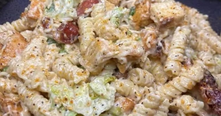 Chicken Caesar Pasta Salad