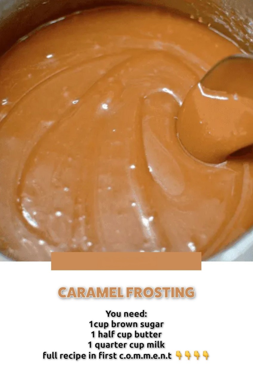 CARAMEL FROSTING
