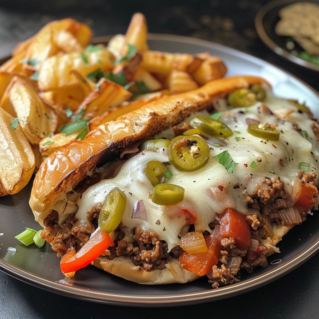 Philly Cheese Steak Sandwich