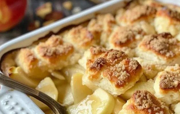 Apple Bubble Up Casserole