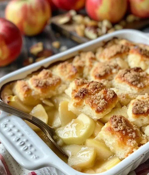 Apple Bubble Up Casserole