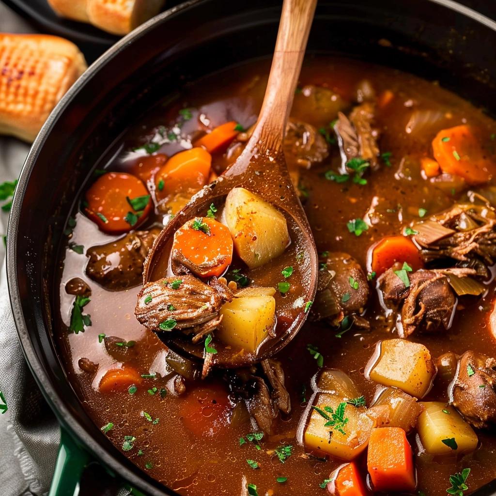 Slow Cooker Steak Soup