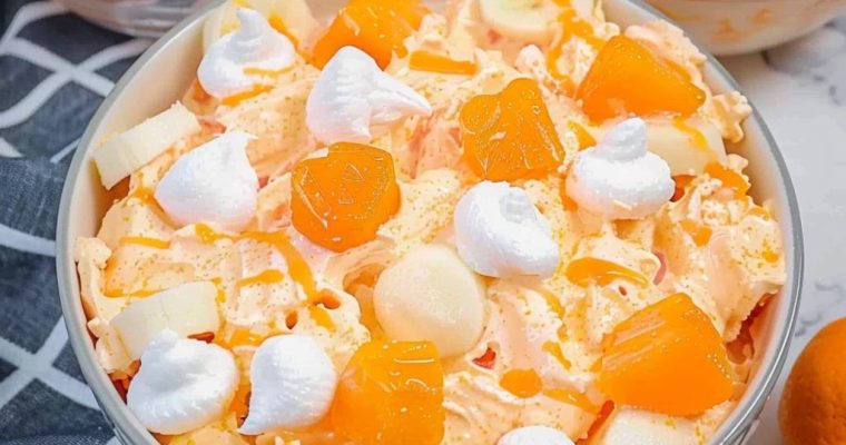 Creamsicle Orange Fluff