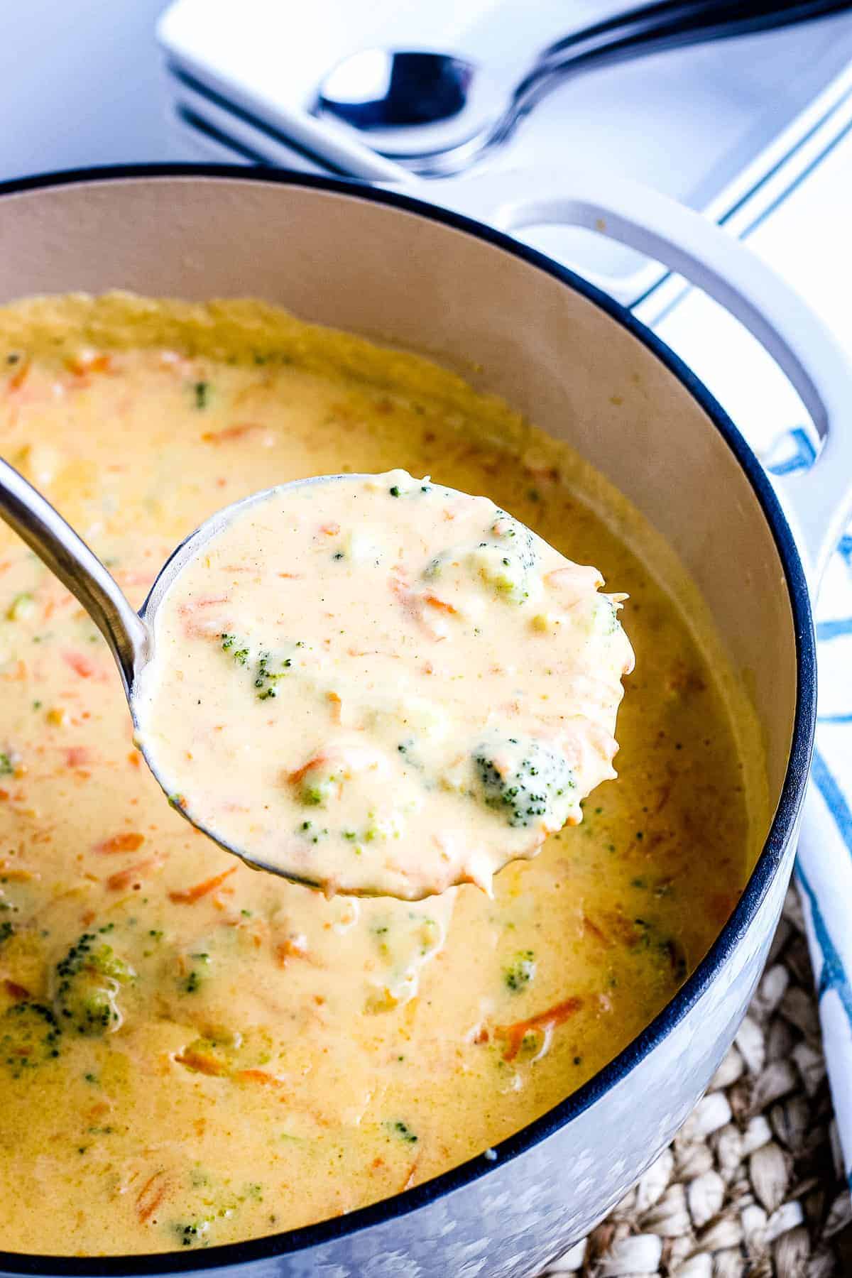 Broccoli Cauliflower Cheese Soup
