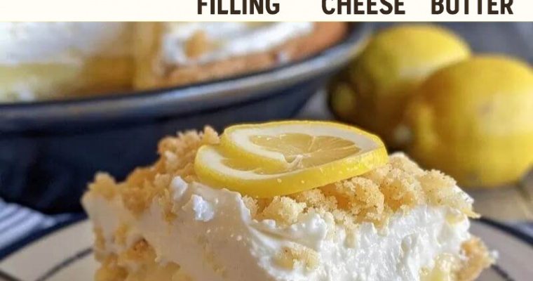 Lemon Cream Cheese Dump Cake Recipe