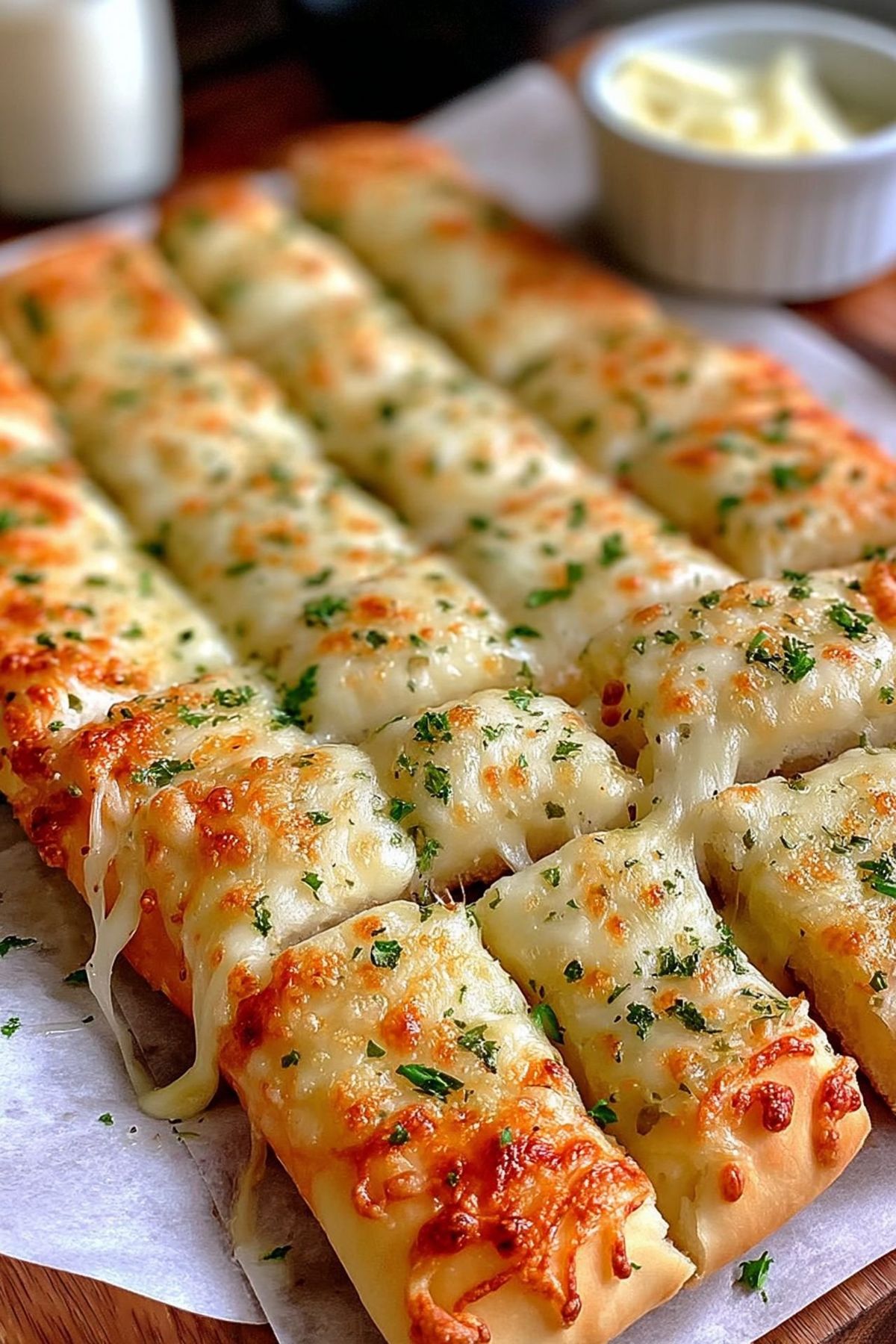 Cheesy Garlic Breadsticks