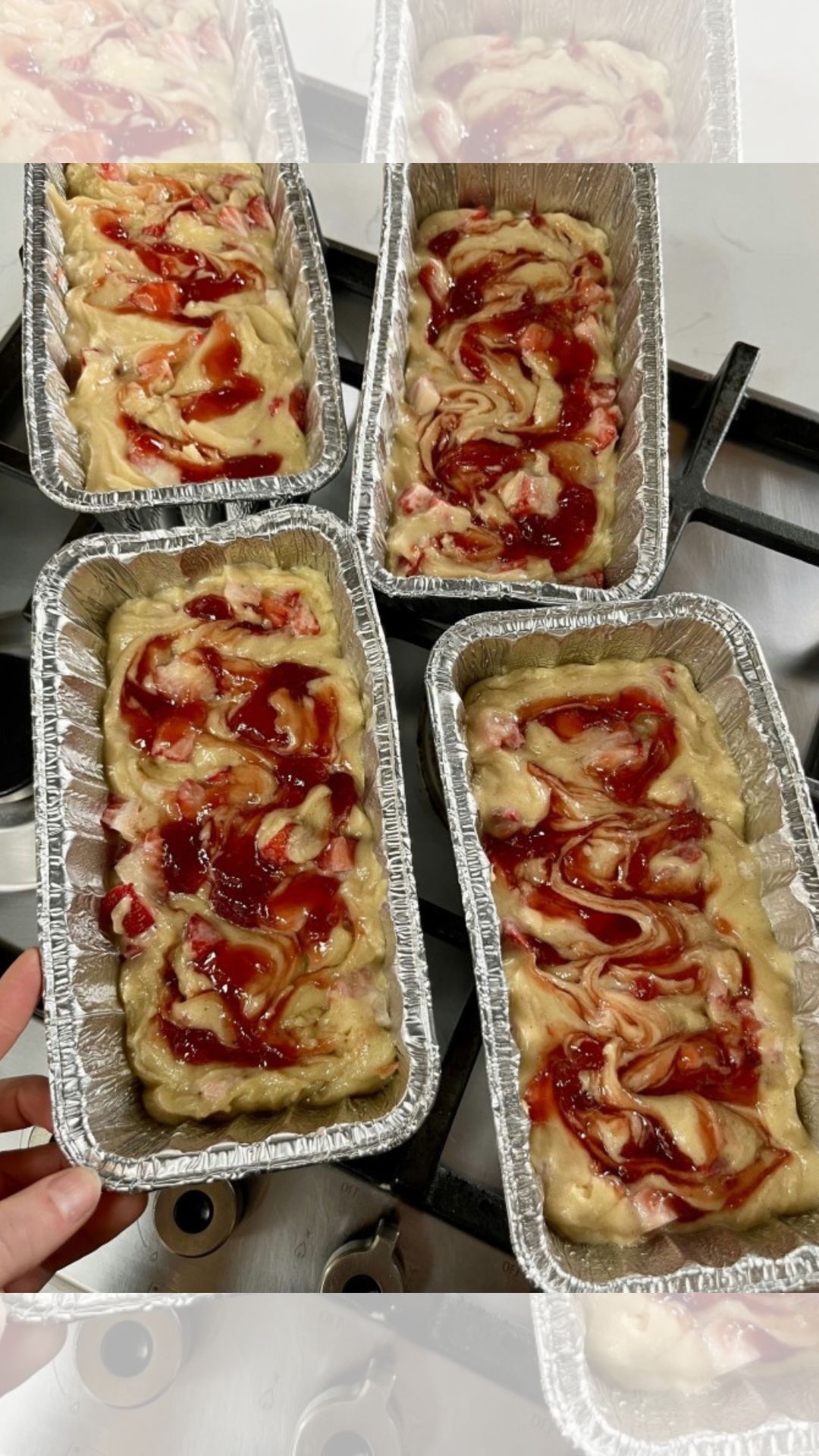 Strawberry Swirl Loaf