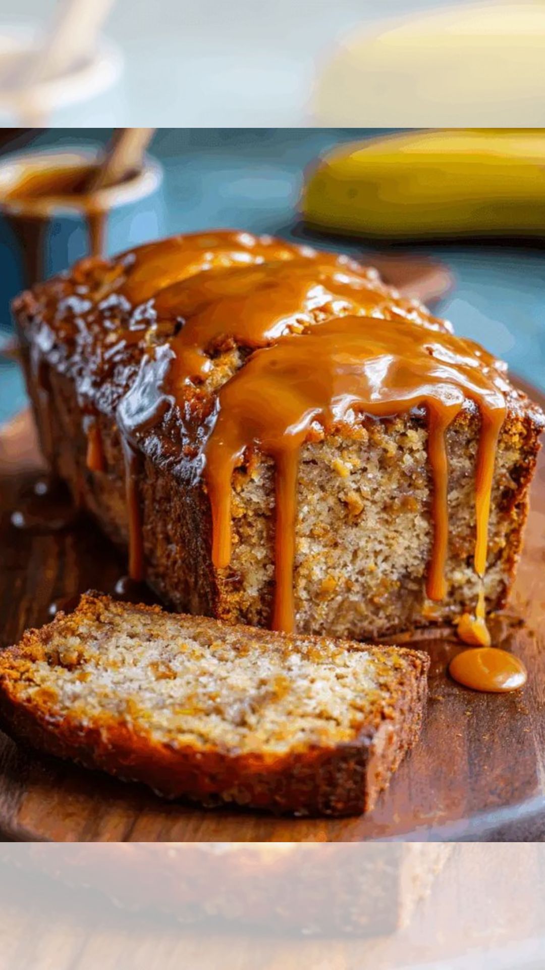 Salted Caramel Banana Bread
