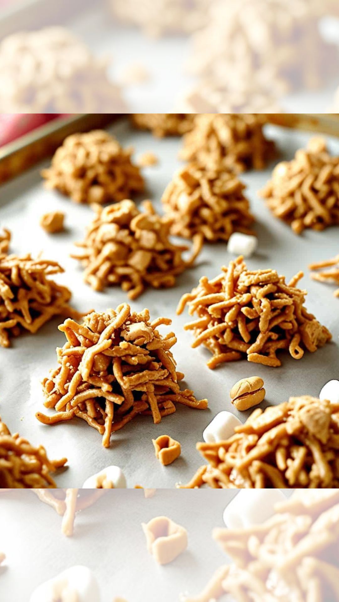 NO BAKE PEANUT BUTTER HAYSTACKS