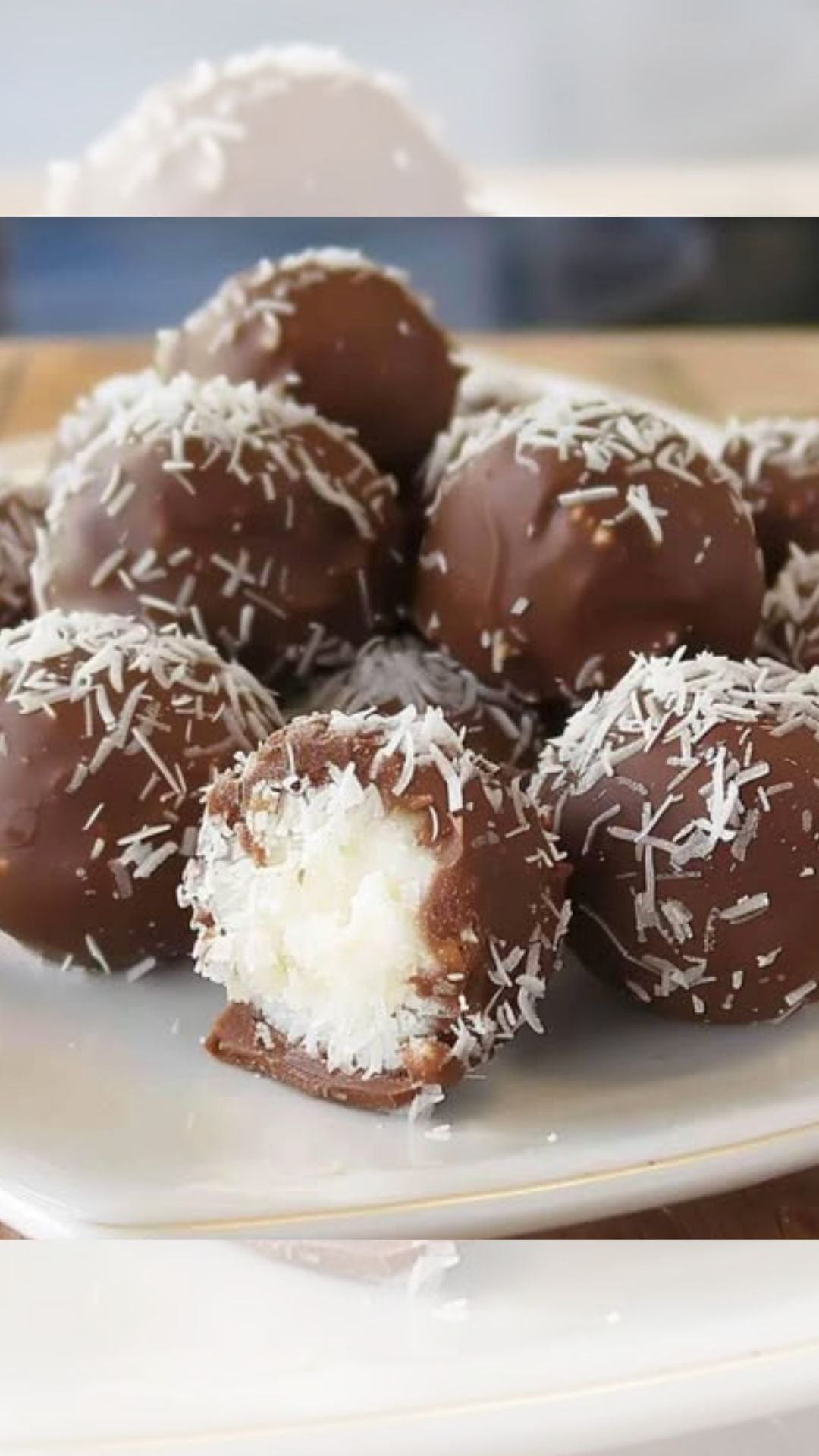 No Bake Coconut Cream Balls