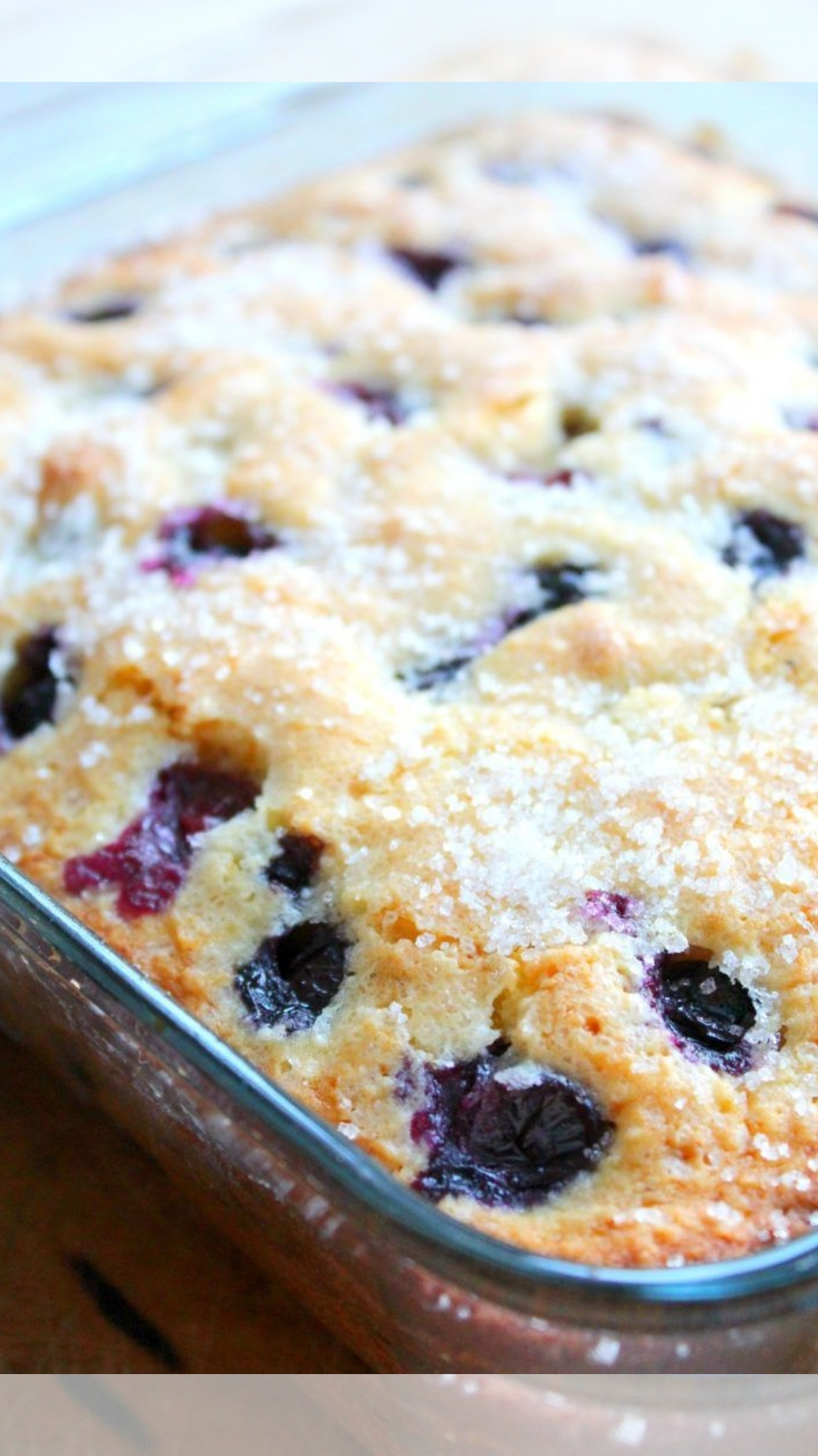 BLUEBERRY BUTTERMILK BREAKFAST CAKE