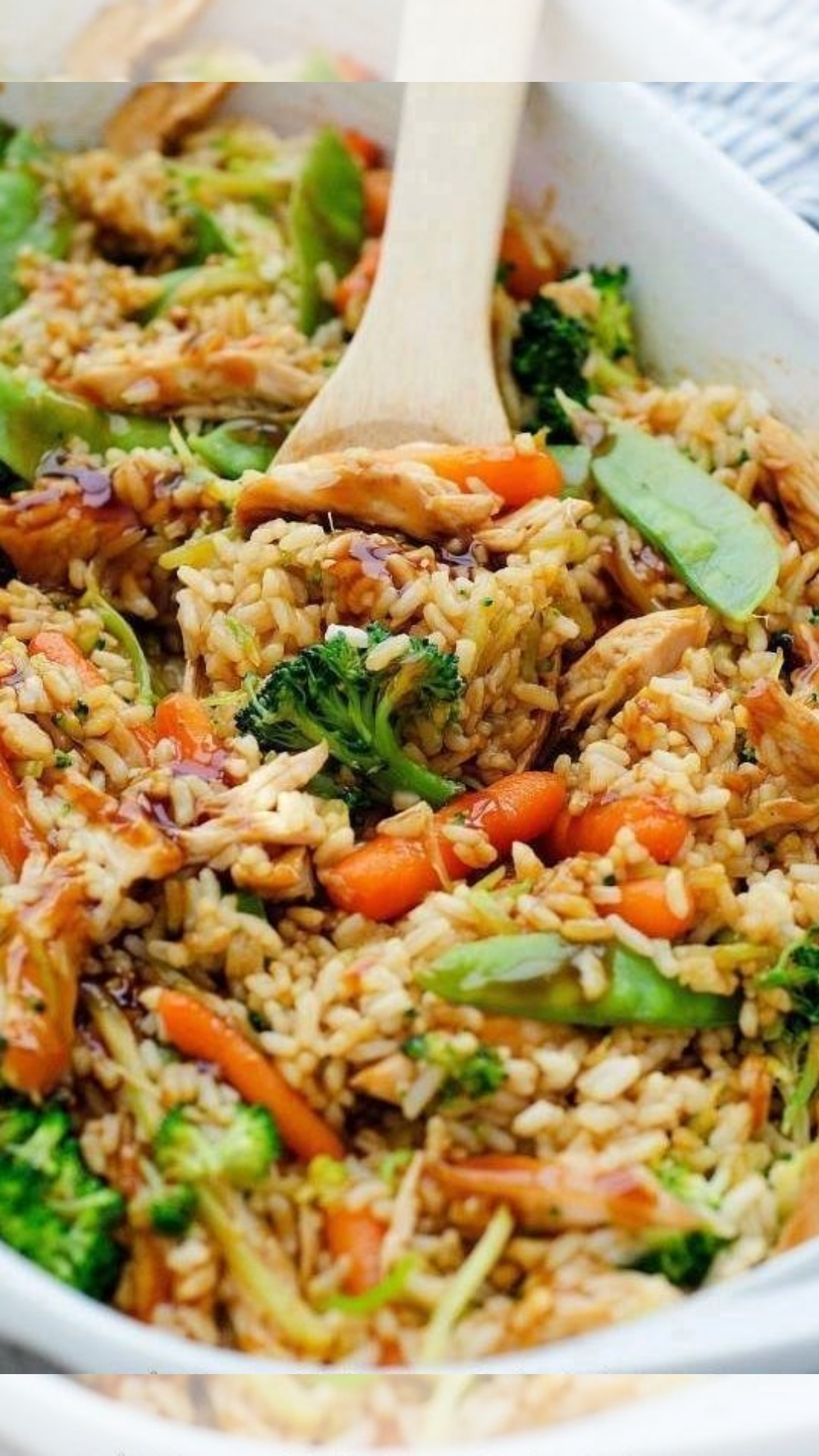 Teriyaki Chicken and Rice Casserole