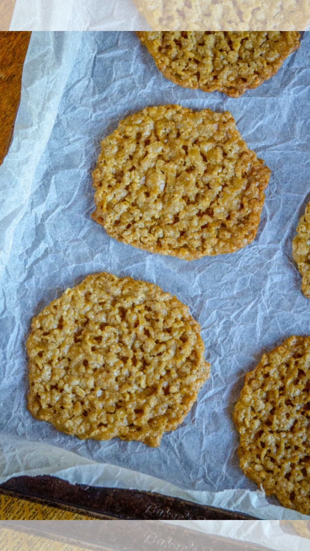 Oatmeal Lace Cookies